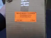 Measuring Cylinder Round Base Borosilicate Glass 1000mL