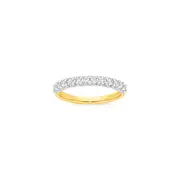 9ct Gold Diamond Band