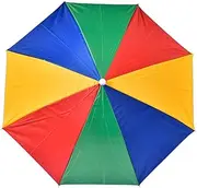 Umbrella Cap | Folding Umbrella Hat for Adults and Kids | UV Protection Umbrella Cap Adjustable Headwear for Fishing Camping Beach Gardening Sunshade Outdoor