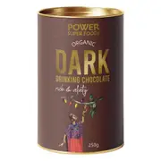 Organic Power Super Foods Dark Drinking Chocolate 250g – Fresh, healthy organic delivery | Doorstep Organics