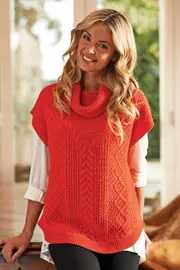 Chunky S/L Cowl Neck Pull Over--JUM-35611021