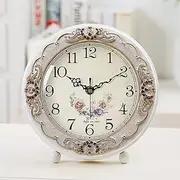Alarm Clock Alarm Clock, Silent Small Clock, Battery Operated, Suitable for Bedrooms Office Desks Bedside Alarm Clock Aqiong