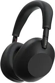 Sony WH1000XM6 Noise Cancelling Wireless Headphones, Black [2025] - Premium Sound, Hi-Res Audio with Multi-Noise Sensor Technology, Up to 30-Hour Battery-Life with Premium Folding Design