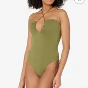 NWT Seafolly Australia SeaDive size US12 women’s one piece swim green
