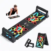 Push Up Board Exercise & Fitness Portable Foldable Strength Training Pushup S...