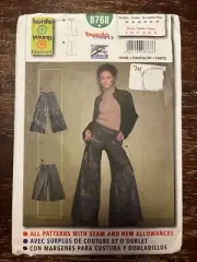 Burda 8768 UNCUT Sewing Pattern, Misses' Pants, Size 8-18