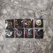 Ryu ga Gotoku Yakuza Clan Emblem Pins Complete 8 Set from JP g94