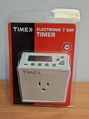 TIMEX Electronic Multiprogram 7 Day DigitalTimer, Heavy Duty Grounded Memory