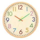 30cm Silent Wall Clock for Living Room Featuring Charming Colorful Design