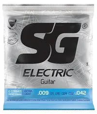 在飛比找Yahoo!奇摩拍賣優惠-【澄風樂器】SG Strings 09-42 鎳弦電吉他弦 