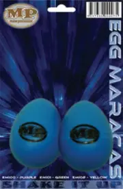 MANO PERCUSSION Maracas Egg Shaped Blue 50g, Pair Education