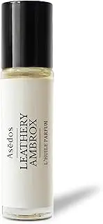 Asedos - Leathery Ambrox Perfume Oil | Inspired by LL Santal 33 | Rollerball | Unisex Attar Oil | Vegan, Paraben Free, Phthalate Free | Animal Cruelty Free | 10ml 0.34 Fl Oz