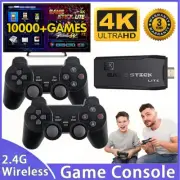 10000+ 4K HDMI TV Video Game Stick Retro Gaming Console w2 Wireless ControlleR