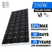 350W Solar Panels Kit 350 Watt 12V Mono Home Caravan Camping Battery Charging AU