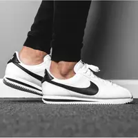 在飛比找蝦皮購物優惠-S.G Nike Cortez Basic SL 白底 黑勾