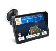 Car Truck GPS Navigation with 9"" Touch Screen, 256MB 16GB, 2024 Maps, Black