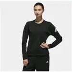 愛迪達 ADIDAS ID CREW 女M號 厚磅彈性纖維 浮雕立體 素色 文字LOGO 休閒 運動 衛衣 大學T 女款