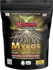 Xtreme Gardening Mykos Pure Mycorrhizal Inoculant Organic Root Enhancer, 2.2 LB - Granular