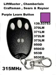 For Chamberlain Garage Door Opener Remote Control Transmitter 370LM 950D 950CD