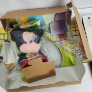 Micky Mouse Puppet with Cardboard Theater Toontown New Damaged Mattel 1993