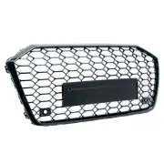 For Audi A6 C8 4A Since 2018-2023 Grille Honeycomb Grille Black Gloss (for: Audi)