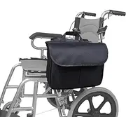 Wheelchair Bag Walker Organizer Pouch Easy Carry Handle and Cover Waterproof Walker Bags Large Capacity Storage Bag for Wheelchair Rollator Scooters