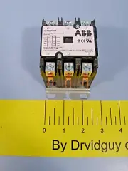 ABB DP40C3P-F/B Definite Purpose Contactor; 3-Pole; 40A; 240VAC; DP Series