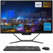 Aio All IN One Touch Screen I5 24 " Windows 10 8gb 120gb Full HD PC Computer_