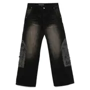 [Who Decides War] Who Decides War Mocha Jeans 36 US BLACK/BROWN