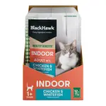 Black Hawk Healthy Benefits Indoor Chicken Whitefish in Gravy Wet Cat Food 12x85g