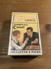 EMPTY Vintage Pack Of Camel Light Cigarettes Collector Pack 1927 Art