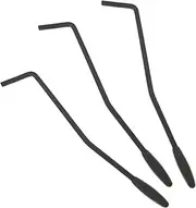 Cheerock Pack of 3 Black Electric Guitar Whammy Bar, 5mm Thread Tremolo Arm, Whammy Bar for Fender Stratocaster Electric Guitar Tremolo System