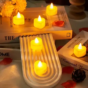 電子蠟燭 蠟燭 LED蠟燭燈 LED電子蠟燭燈浪漫情調創意求婚布置生日表白裝飾場景燭光氛圍燈『cyd23462』