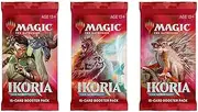 MTG 3 (Three) Booster Packs of Magic: The Gathering: Ikoria: Lair of Behemoths - 3 Booster Packs Booster Pack Draft Lot Bundle