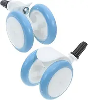 Universal Wheel Caster for Baby Walker 2pcs Replacement Parts Easy to Install Versatile for Use