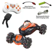 Kids 360° Stunt Car Hand Gesture Sensing RC 4WD Remote Control off Road Toy Gift