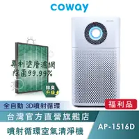 在飛比找蝦皮商城優惠-Coway 空氣清淨機 A級福利品 複合循環扇 20坪 AP