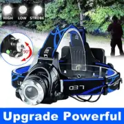 LED Headlamp Rechargeable Headlight Light Head Torch Lamp Flashlight AU Stock