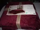 FABLE Collection KING Ultra Soft VELVET quilt 102" X 88" w/prewashed reverse