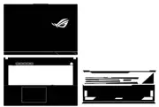 Sticker Skin Cover for ASUS ROG Strix Scar 8 Plus G814J 18" Laptop Carbon Vinyl