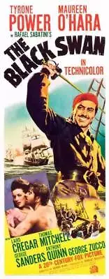 The Black Swan poster Tyrone Power Maureen O'Hara Tyrone Power 1942 Movie Photo