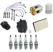1999-2002 Tune Up Kit Wires Distributor Cap Rotor Spark Plugs Fits Nissan Quest (for: Nissan)