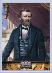 2012 Panini Americana Color Photo #18 President Ulysses S Grant 048/299