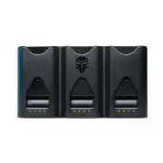 Jupio Canon LP-6NH Prime Triple Charger & Card Holder USB-C Charging