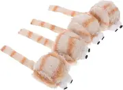 Totority 4pcs Realistic Plush Mouse for Cats Interactive Engaging Chew to Stimulate Playful Behavior Adorable Capture Kitten Attention for Indoor Fun