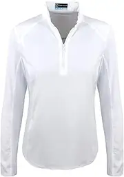 [PGA TOUR] Women's 1/4 Zip Long Sleeve Sun Protection Shirt