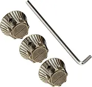 Vaguelly Stylish Sunflower Design Metal Guitar Knobs Volume Tone Control for Guitars Gd154 Copper