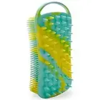 Hair Scalp Massager Shampoo Brush, 2 in 1 Silicone Body Scrubber Double Sided