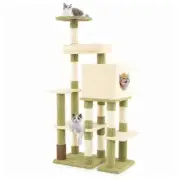 5-Layer Cat Tree Tower Scratching Post Cozy Condo House Furniture Bed Stand AU