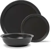 salt&pepper Helm Dinner Set Onyx 12PC